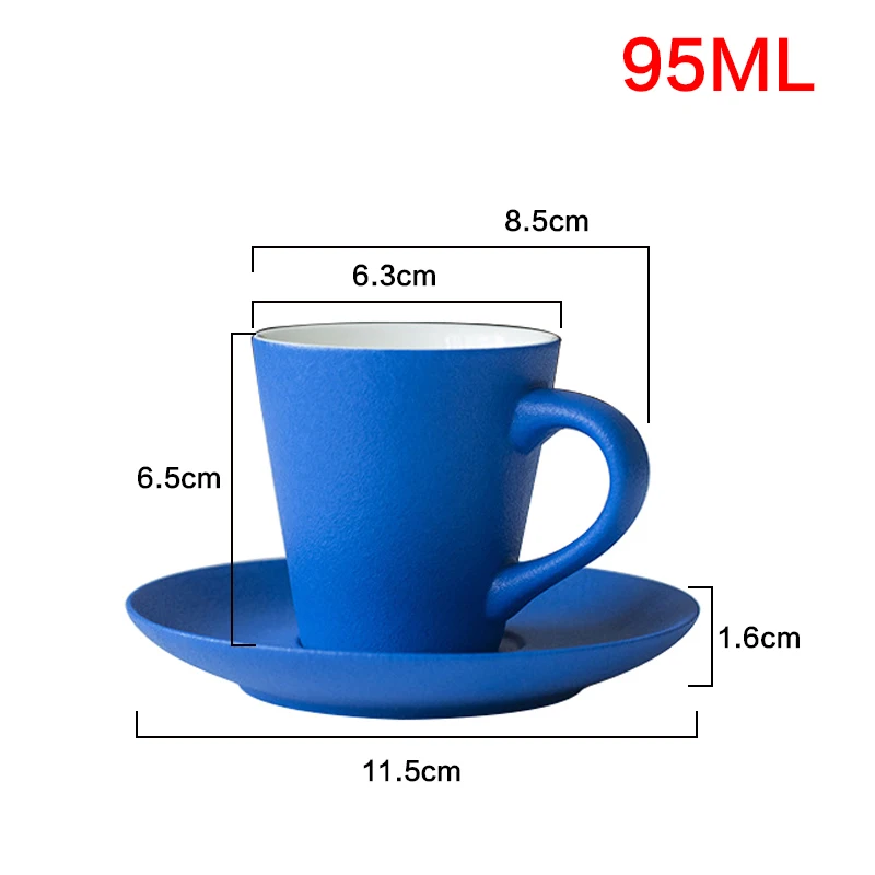 Керамическая чайная кофейная кружка 95 мл кофейные чайные чашки с блюдцем набор