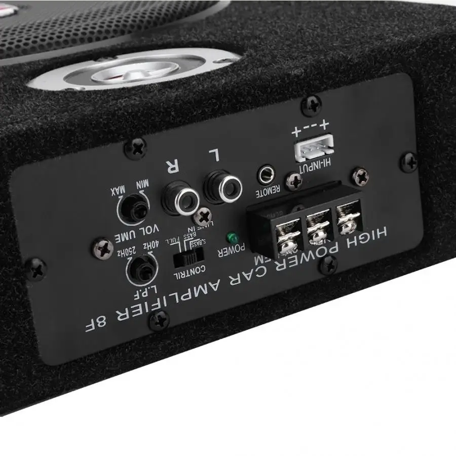 Автомобильный аудиоусилитель 8 дюймов 12 В из нержавеющей стали|Закрытые