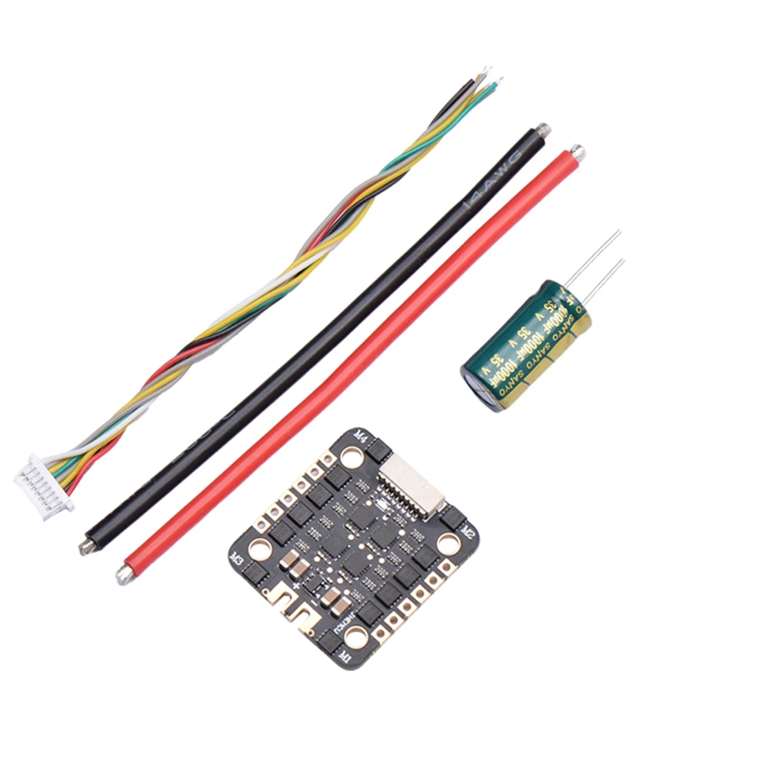 

FEICHAO EM20 EM40A 20A/40A blheli _ S 2-6S 4 в 1 DShot600 бесщеточный ESC для DIY RC дрона 20*20 мм