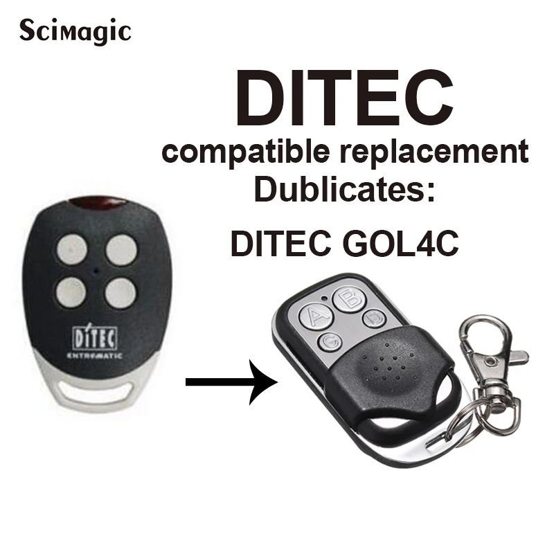 433 МГц DITEC GOL4C открывателя гаражных дверей пульте дистанционного управления