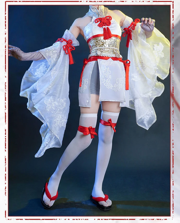 

Game Naraka: Bladepoint Hutao Cosplay Costume Women Cute Dress Fancy Kimono Suit Halloween Carnival Hu Tao Uniforms