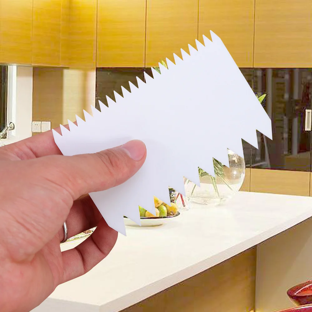 3 предмета в комплекте скребок торт глазурью гладкой гребень для края торта