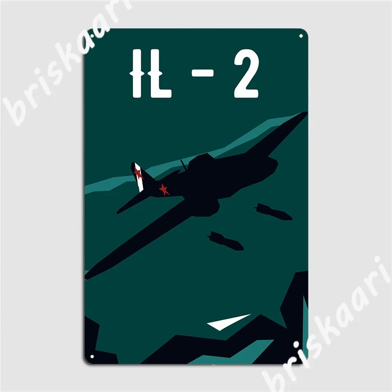 

Металлический плакат Il 2, дизайн клубной вечеринки, плакаты на стену, оловянные плакаты