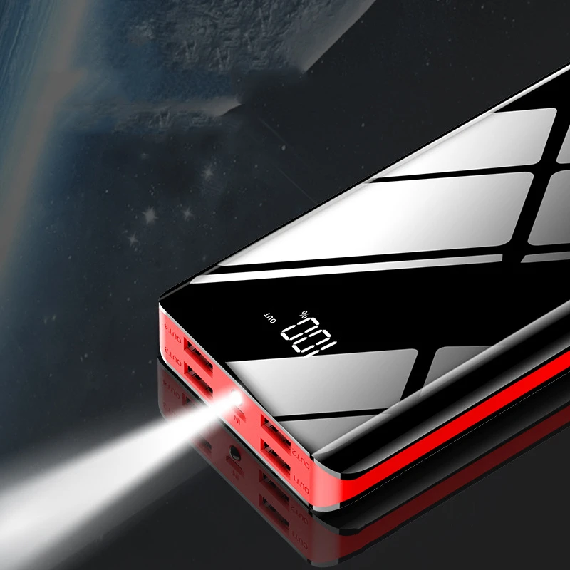 Внешний аккумулятор Allpowers с 4 USB портами 30000 мобильный телефон мАч|Внешние
