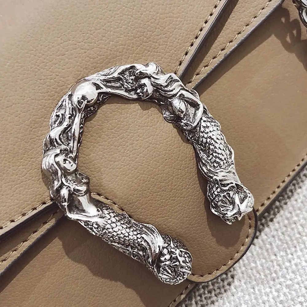 Женская винтажная сумка через плечо элегантная маленькая квадратная мессенджер