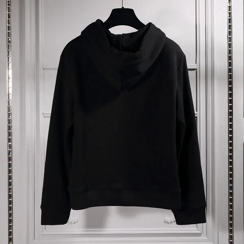 Женский джемпер с кружевным воротником и надписью|Женские толстовки свитшоты| |