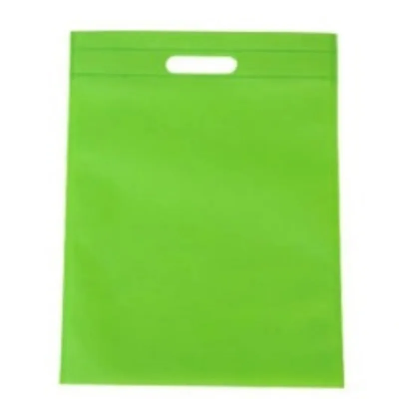 Green Vogvigo Environmental Storage Bag Handbag Foldable Shopping Bags Reusable Folding Grocery Nylon Tote Bag Solid Color - Цвет: Green