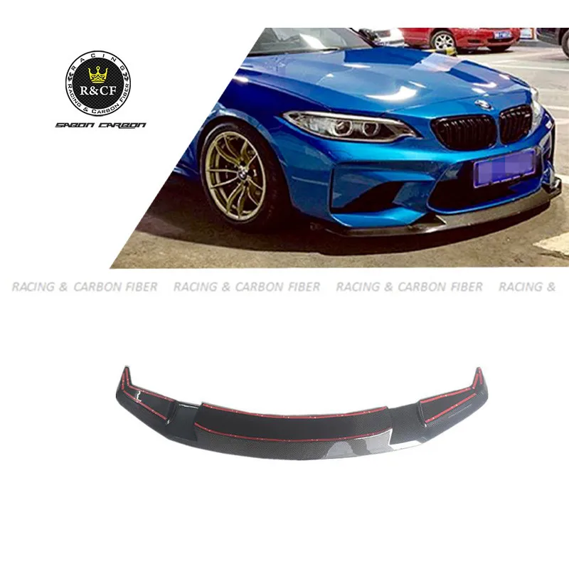 ** В наличии F87 M2 GTS-II стильный сплиттер для передних и нижних губ из углеродного