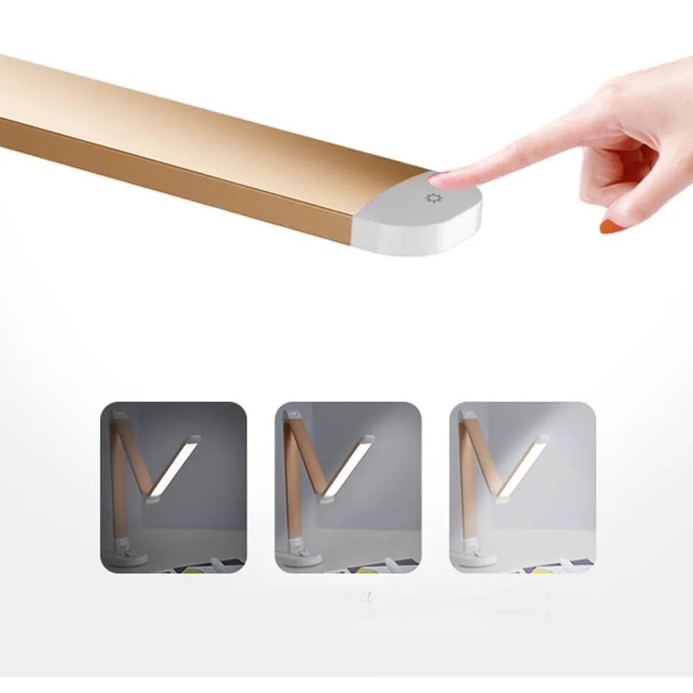 Складная присоска светодиодный настольная лампа Защита глаз Чтение Настольная 3