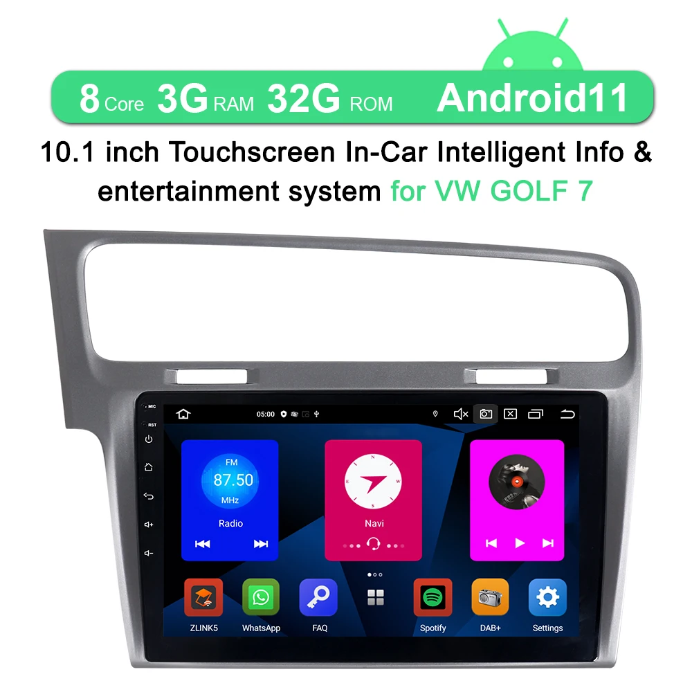 Автомобильный радиоприемник A-Sure 10 1 дюймов Android 11 Беспроводной CarPlay DVD GPS навигация