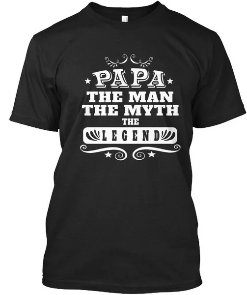 

Мужская стандартная футболка унисекс Papa The Myth