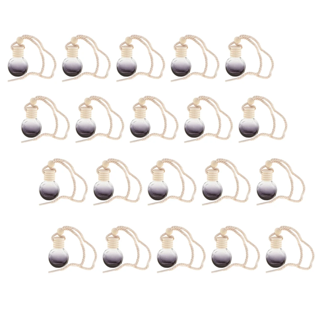 20 шт. автомобильный подвесной ароматизатор освежитель воздуха пустая стеклянная