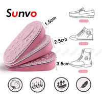 sunvo invisible height increase insole for women shoe sole heel lift heighten breathable half insoles inserts shoes pads cushion