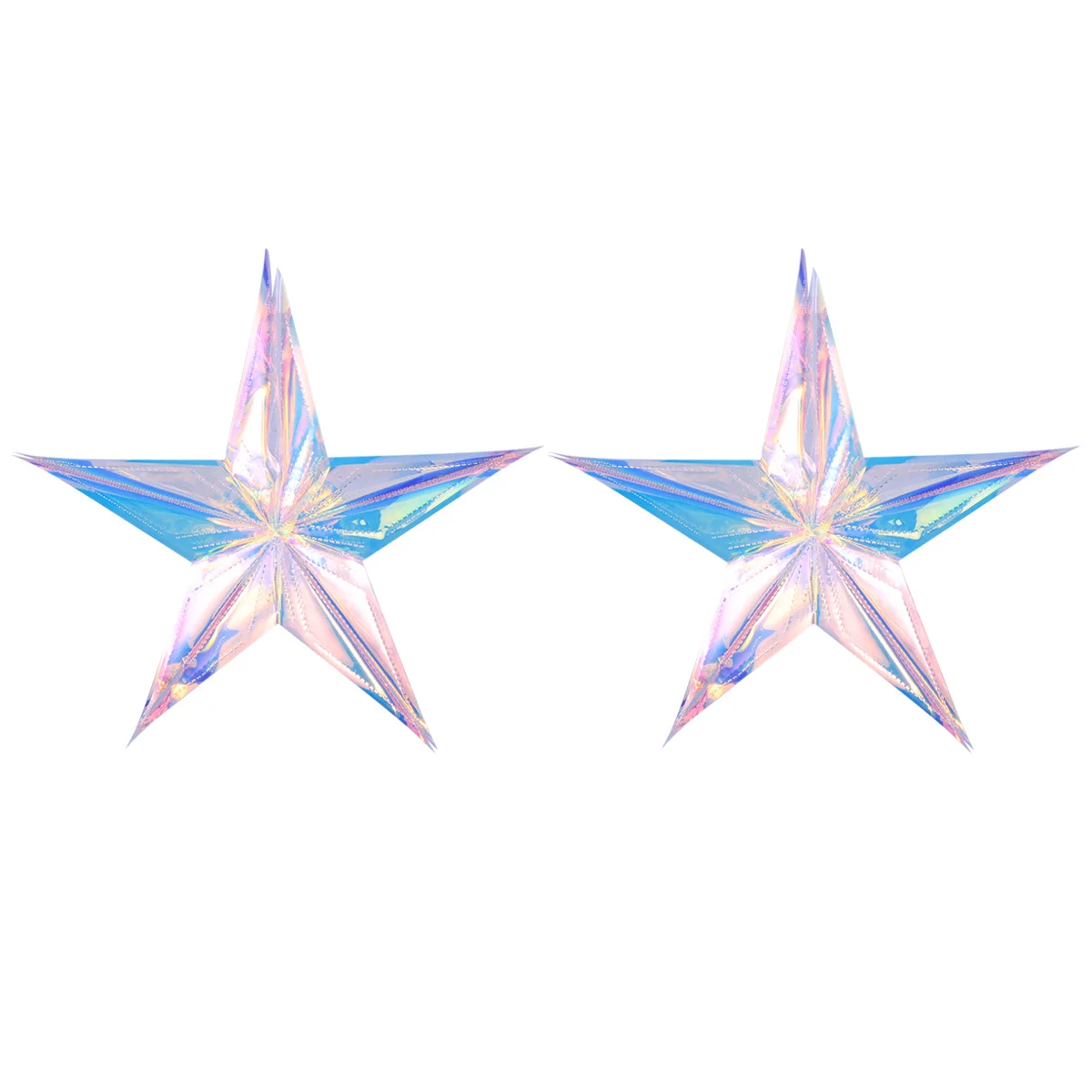 2 шт Серебряная Звезда неоновая День рождения Святого Валентина вечерние