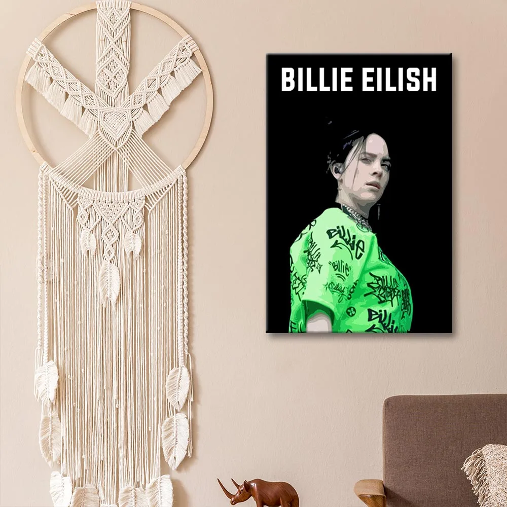 

Modern Female Singer and Songwriter Wall Art Canvas Painting Picture Poster and Print Gallery Home Decor