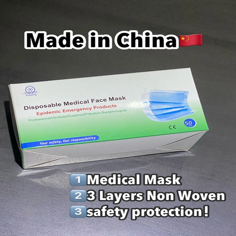 

Disposable Medical Face Mask Anti-pollution 3 Layer Surgical Face Mask Ear Loop Surgical Medical Mask Breathable Health Mask