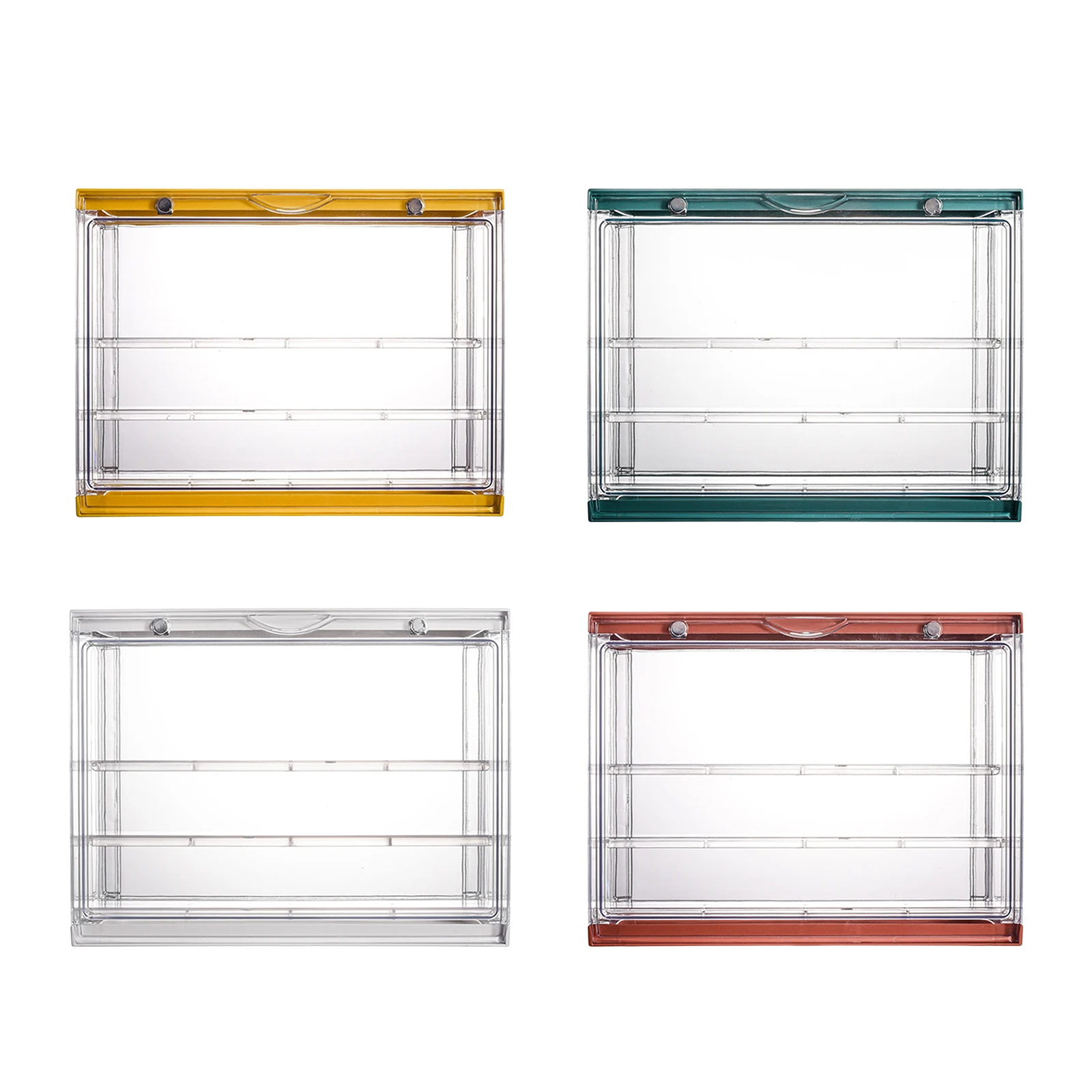 

Clear 3-Layer Display Case ABS for Blind Box Doll Action Figure Collectibles