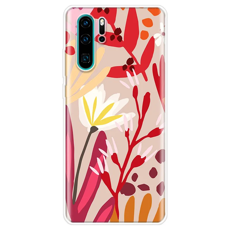 

Art flower Soft Case For Huawei Y5 Y6 Y7 P40 Lite P10 P20 P30 Pro P Smart Z Mate 20 Lite Back Cover For Honor 8S 10 20 Lite Case