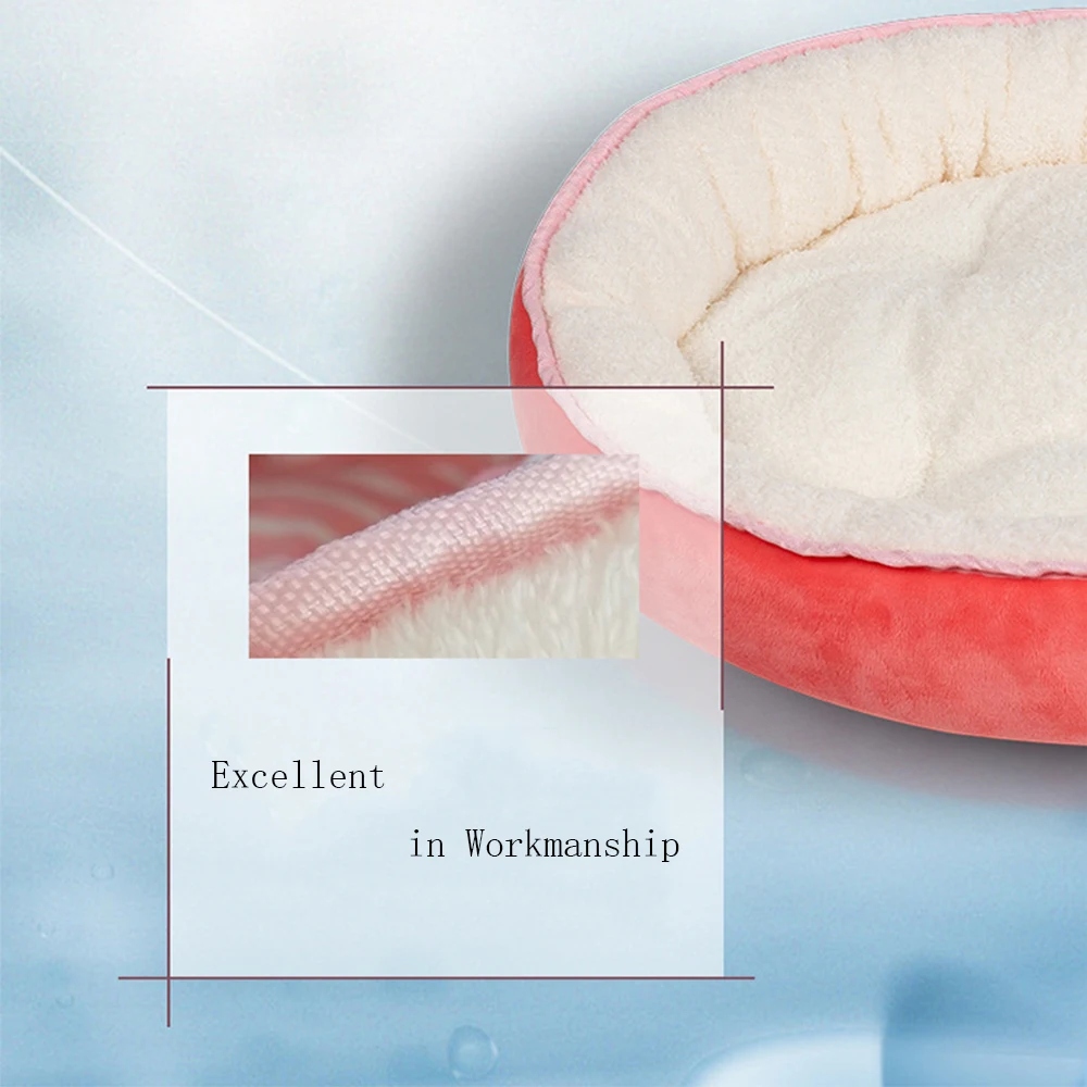 

Washable pet dog bed warm plush dog bed anti slip bottom pedal dog bed small large dog house chew proof dog bed dog supplies