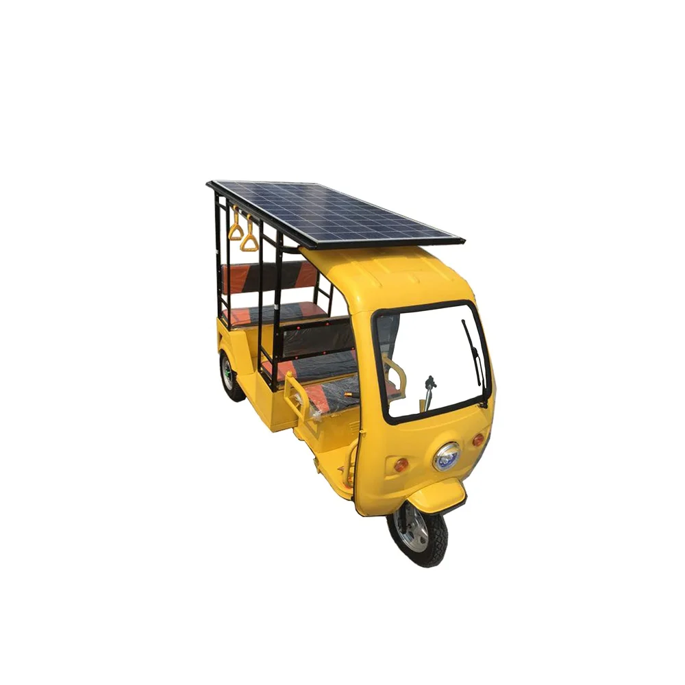 Горячая Распродажа 6-7 пассажиров Электрический Солнечный трицикл/кары/грузовик