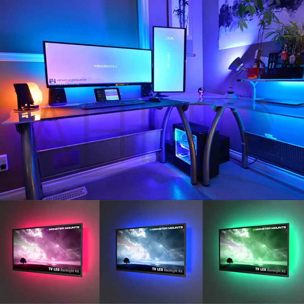 

5M Led Strip Light 2835 SMD 12V Flexible Tape Desk Lamps Backlight Lighting TV Bedroom Ceiling Christmas Lamp Neon + Accessories