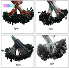520 пара 3 Pin JST SM Разъемы для WS2812B WS2811 WS2812, Светодиодная лента, гнездовой разъем