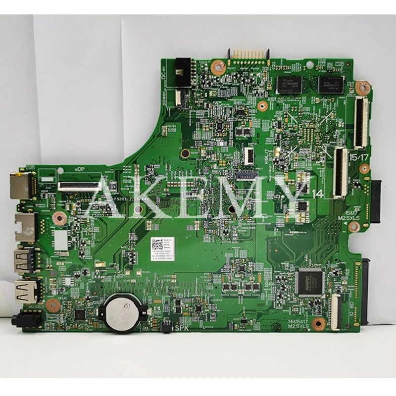 

Laptop motherboard For DELL Inspiron 14R 3437 5437 I5-4210U Mainboard 12314-1 CN-0YFVC4 0YFVC4 SR170 N14P-GV2-S-A2