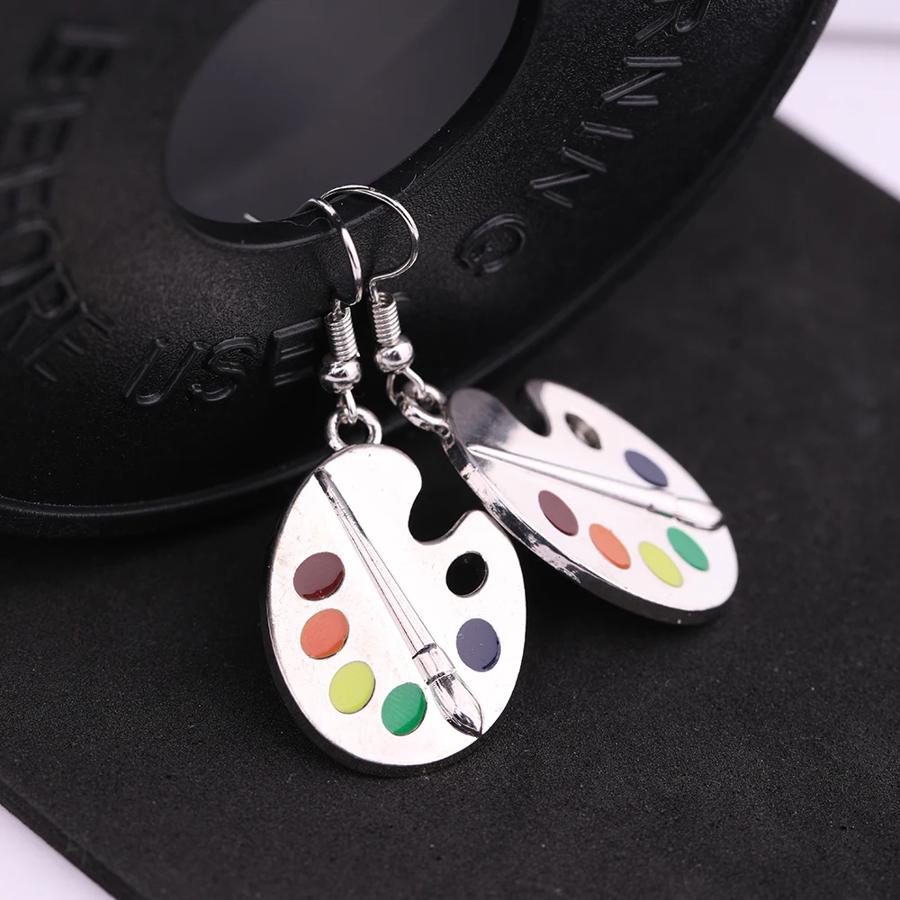 earring Skyrim палитра художника кулон пигменты пластины ожерелья краски кисти лучший подарок для краски er персонализированные подвески эмаль ремесло - Окраска металла: earring