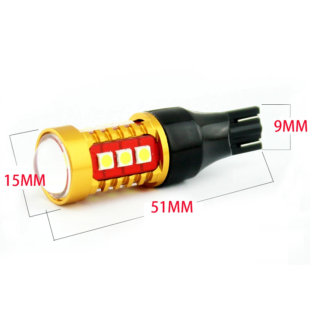 2 шт. светодиодный комплект для автомобиля T15 912 921 906 904 902 W16W запасной