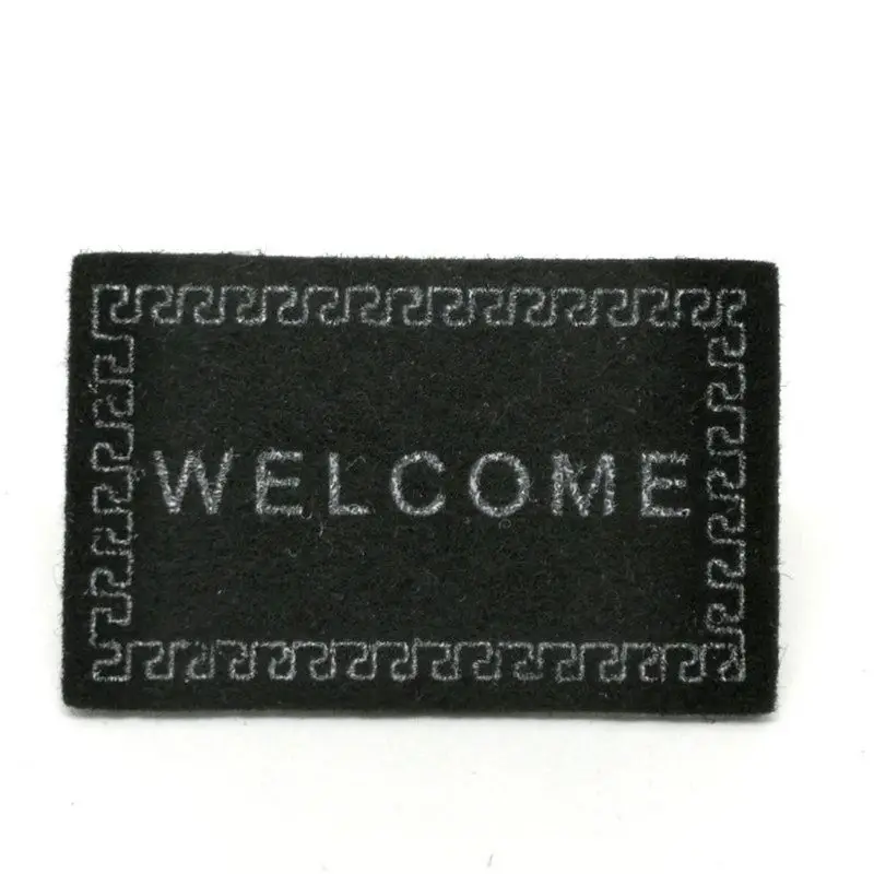 

1:12 WELCOME Mat Doll House Miniature Carpet Accessories Ornament DIY Furniture 97BE