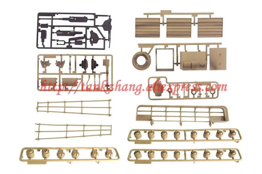 HENG длинный 3918/3918-1 RC tank U.S. M1A2 ABRAMS 1/16 запасные части No. Полный комплект