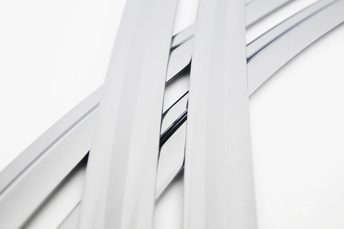 

Chrome door visor side window deflector shade sun rain shield silver trips eaves for Honda BREEZE