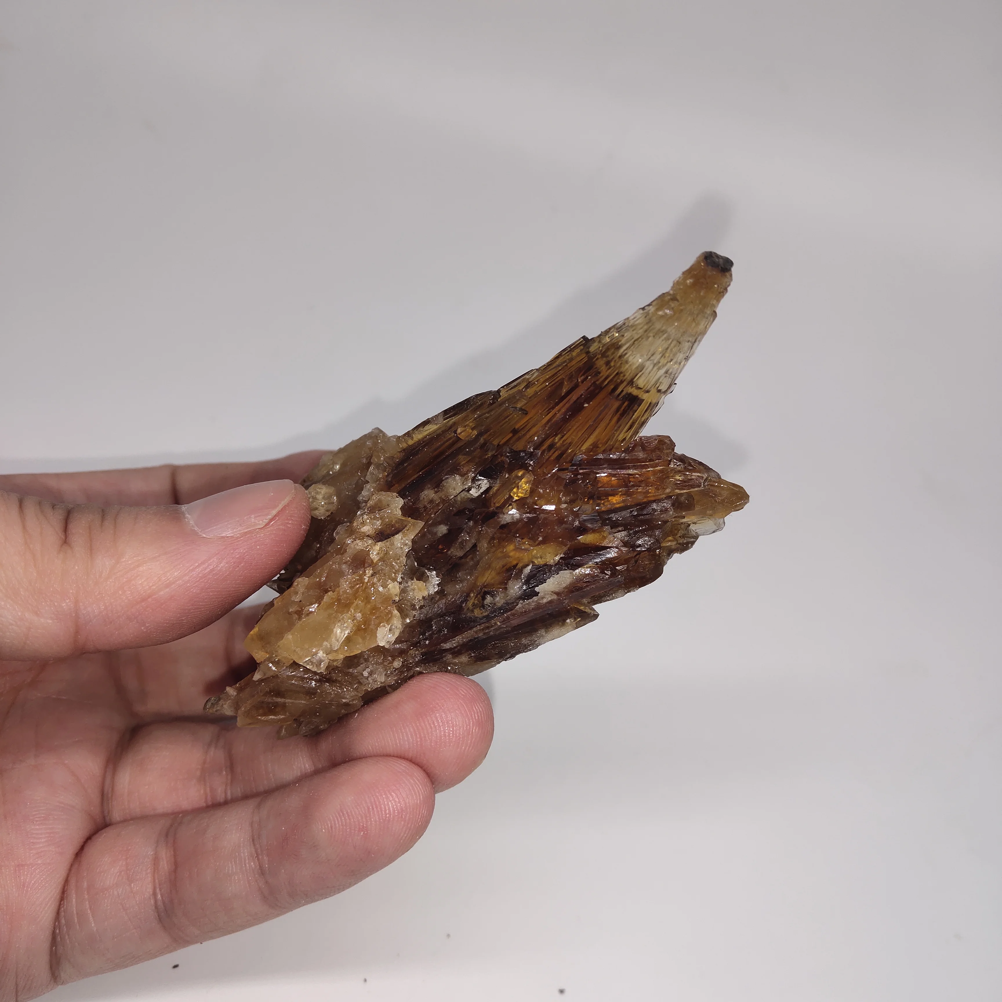 82 г натуральный камень Желтый Янтарный кальцитовый образец Горячая Распродажа $