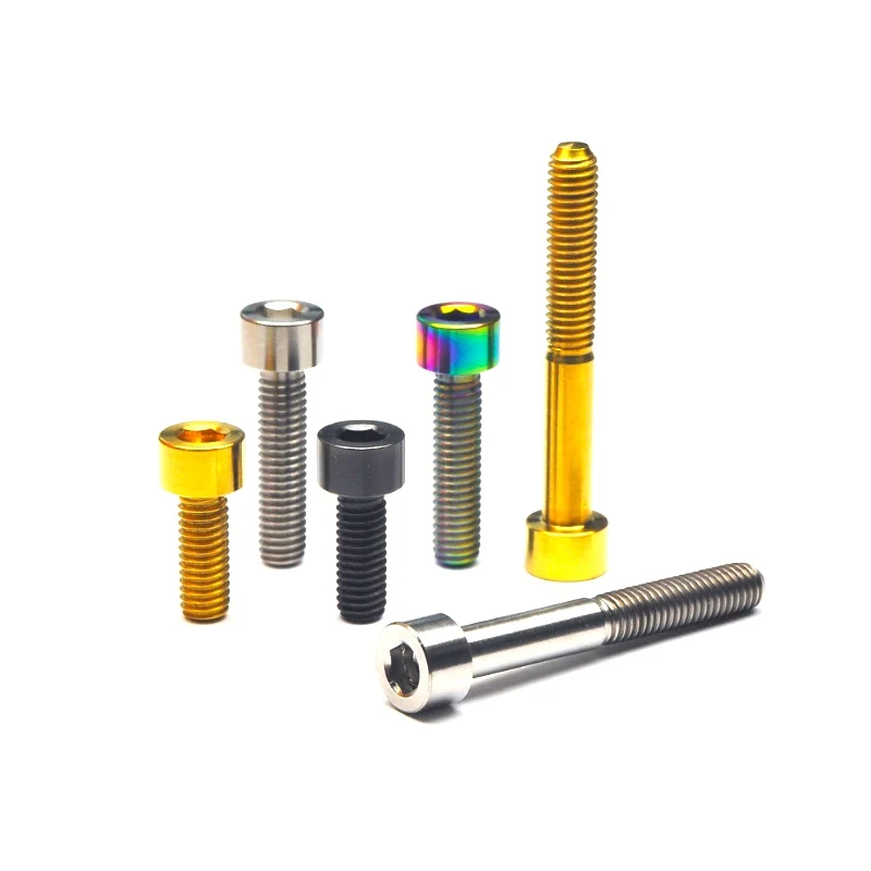 Титановые болты Tiremet M5x 10 15 16 18 20 25 30 35 40 45 50 55 60 мм шестигранный винт с шестигранной