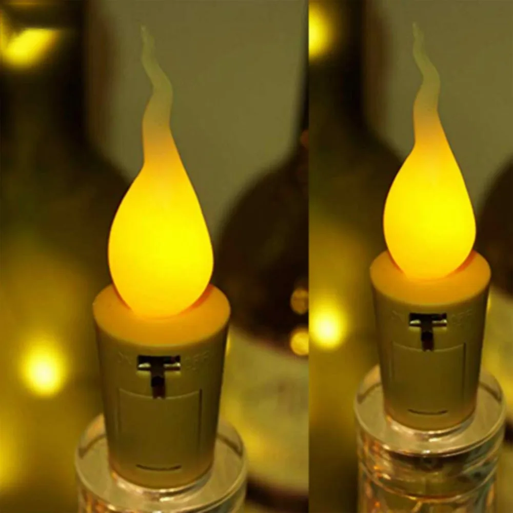 2M 20LED Copper Wire Lamp Wine Bottle Cork Warm White Battery Powered LED String Light For DIY Party Decoration Christmas | Лампы и