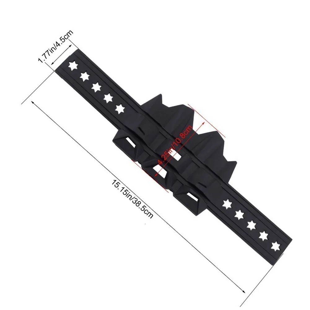 

Motorcycle Heat Insulation Exhaust Pipe Protector Cover Circle with 2 Tie Strap