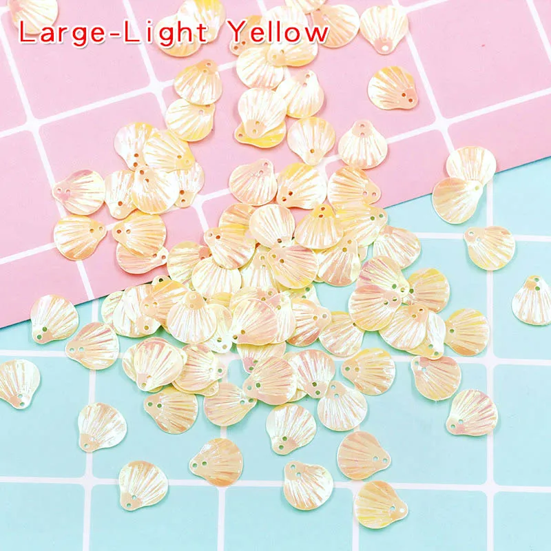 11-L-Light Yellow 10 г красочные оболочки Блестки прозрачные поставки слаймов Декор наполнитель дополнение игрушки DIY Lizun оболочки блеск Подвески клейкие аксессуары - Цвет: 11-L-Light Yellow