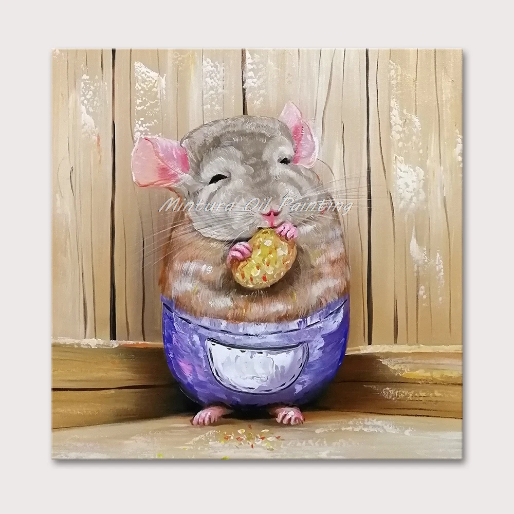 Хэмд нарисованная Толстая текстурированная картина маслом на холсте