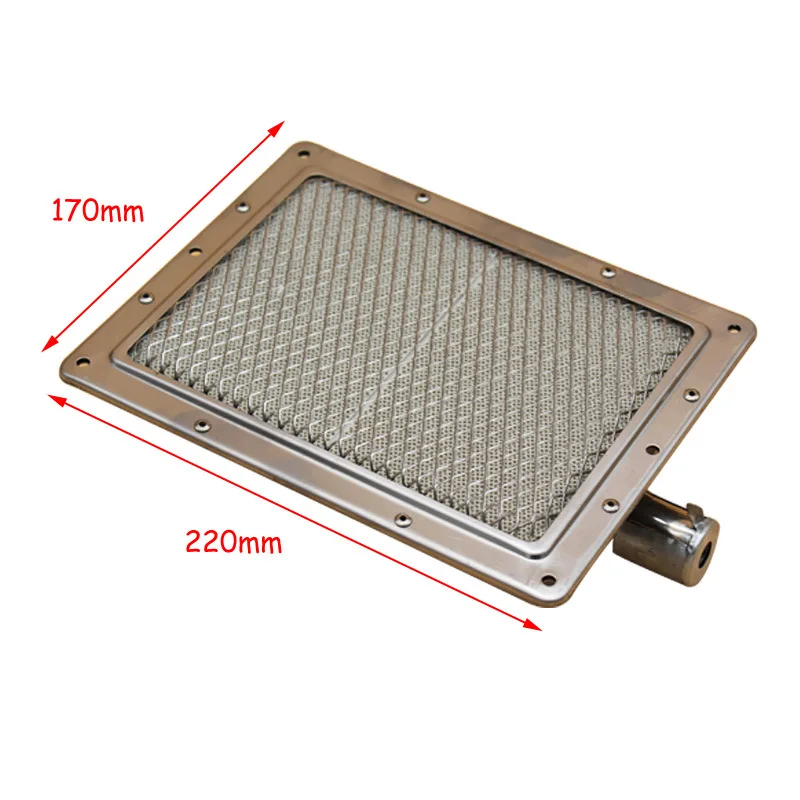BBQ Gas Oven Heater Burner Galvanized Sheet Rectangle Barbecue Steam oven infrared Grill Parts Replace Outdoor indoor Grilling | Дом и сад