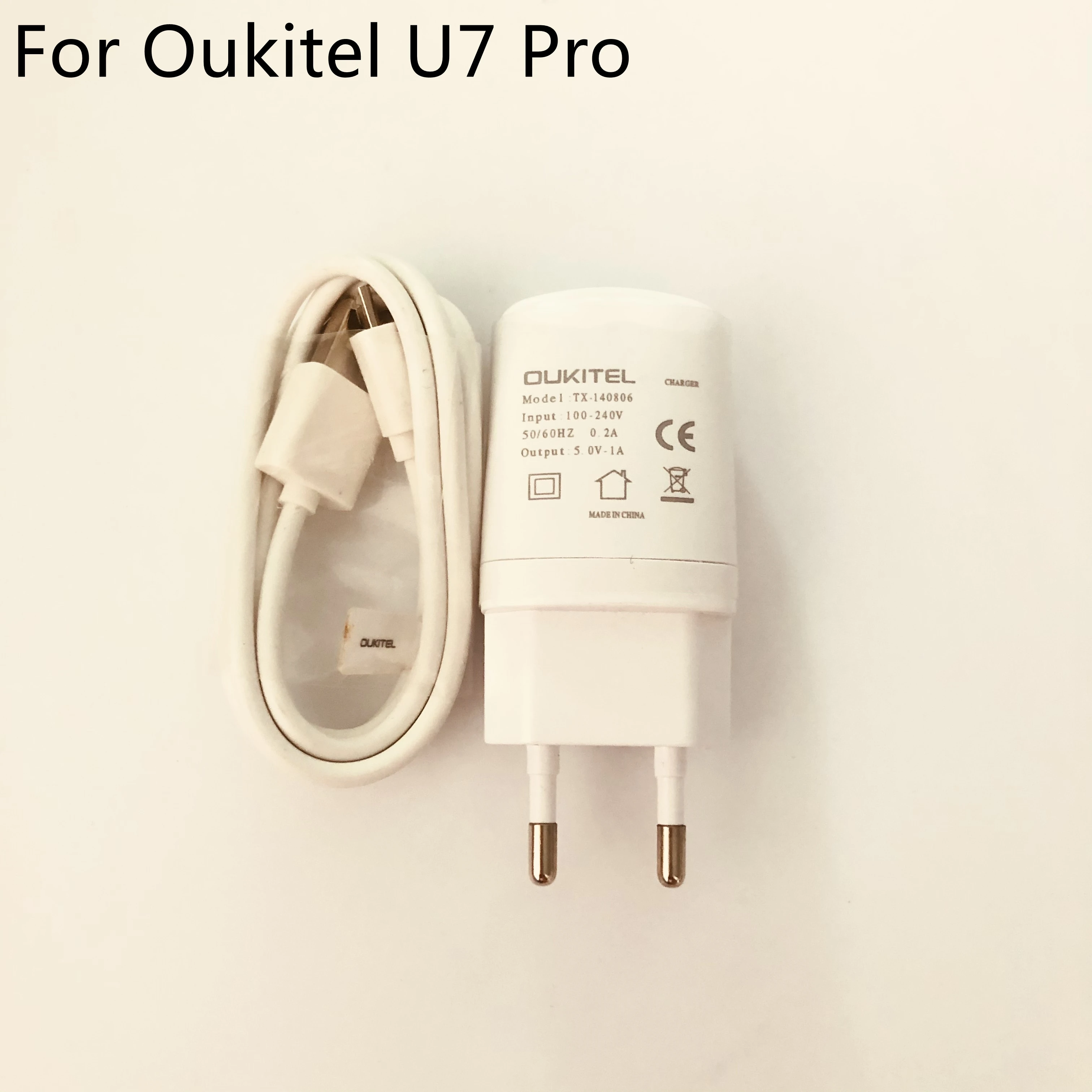 Новый Туристический Зарядное устройство + USB кабель линия для Oukitel U7 Pro MTK6580 4 ядра 5