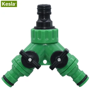 Комплект розетки KESLA, Y-образный соединитель 34 дюйма, с наружной резьбой, разделительный клапан, быстрое соединение, капельное орошение сада
