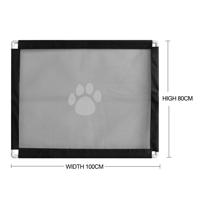 Изоляционная сетка для домашних животных собачья лапа печать дверь забор дом