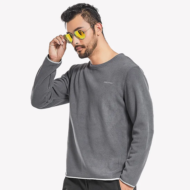 Осень зима мужские флисовые теплые спортивные тактические Топы Открытый Бег