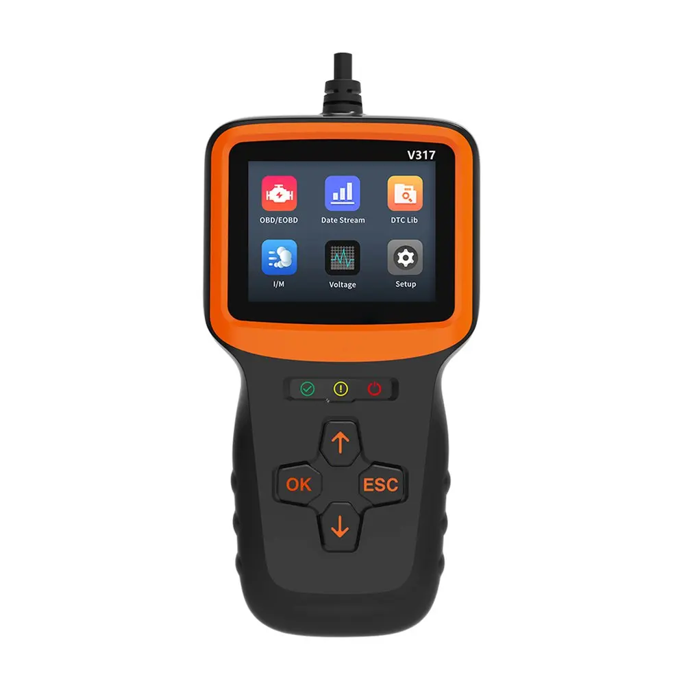 

Автомобильная карта для считывания кода OBD2 V317, автомобильный инструмент для диагностики неисправностей, автомобильный диагностический ин...