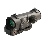 1x 4x fixed dual purpose scope red illuminated red dot sight wide angle vision for rifle hunting shooting