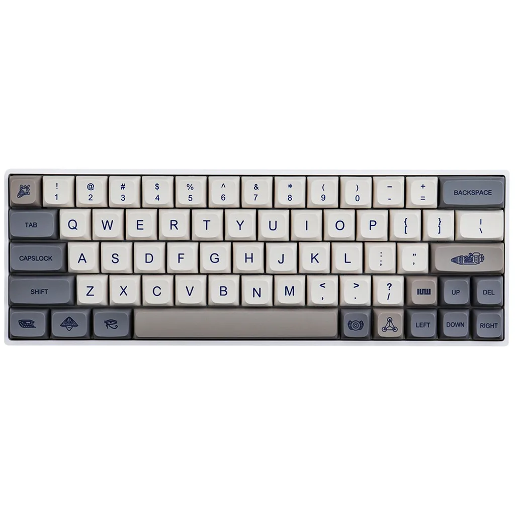 

Колпачки для клавиш PBT XDA Profile 119, колпачки для клавиатуры с сублимационной печатью для Cherry MX Gateron