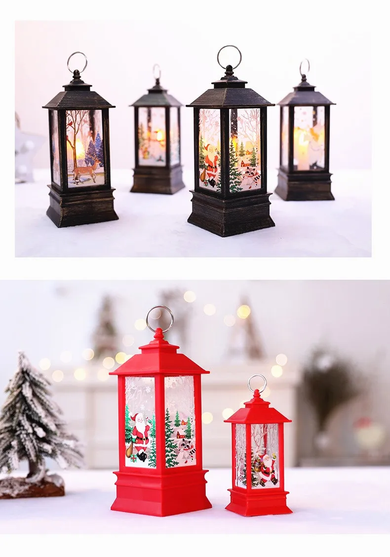 Christmas Decorations For Home Led Christmas Candle With LED Tea light Candles Christmas Tree Decoration New Year Ornament
