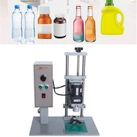 electric automatic capping machine desktop mineral water drink plastic glass bottle cap package tools sealer screw cap 20 50mm