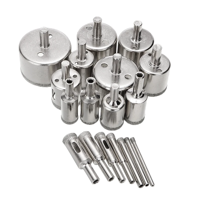 18 шт. набор сверл из быстрорежущего стекла плитка стеклянный камень керамическая