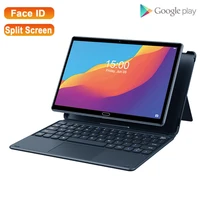 2021 full new 10 8 inch 2 in 1 tablet gps android mt6797 10 cores gaming tablets 4g phone call laptop tablet with keyboard 13mp